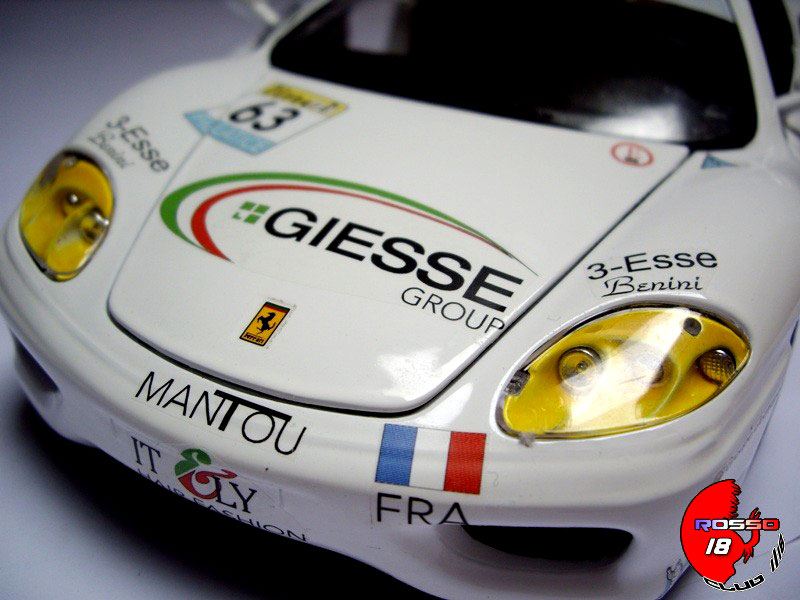 Ferrari 360 Modena 1/18 Burago Modena ngt fia gt monza 2001 modelauto